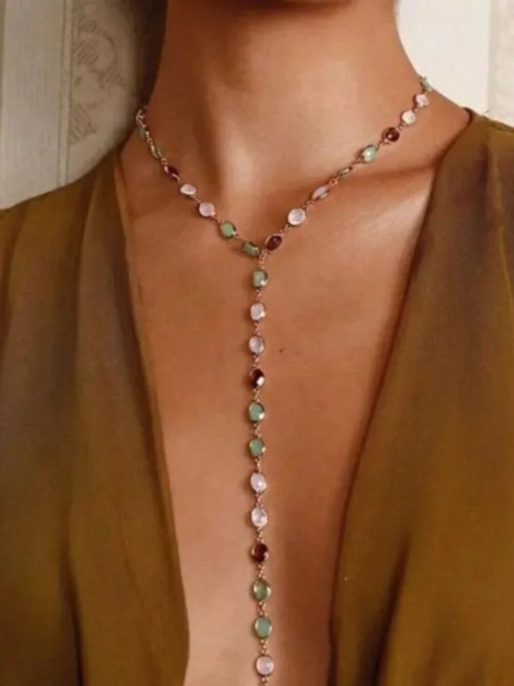 Gemstone Necklace Q207